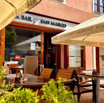 Zahrádka pizzerie San Marco Třebíč