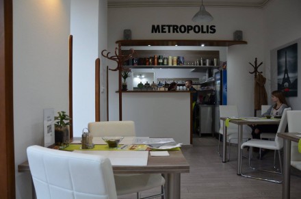 Interiér restaurace Metropolis