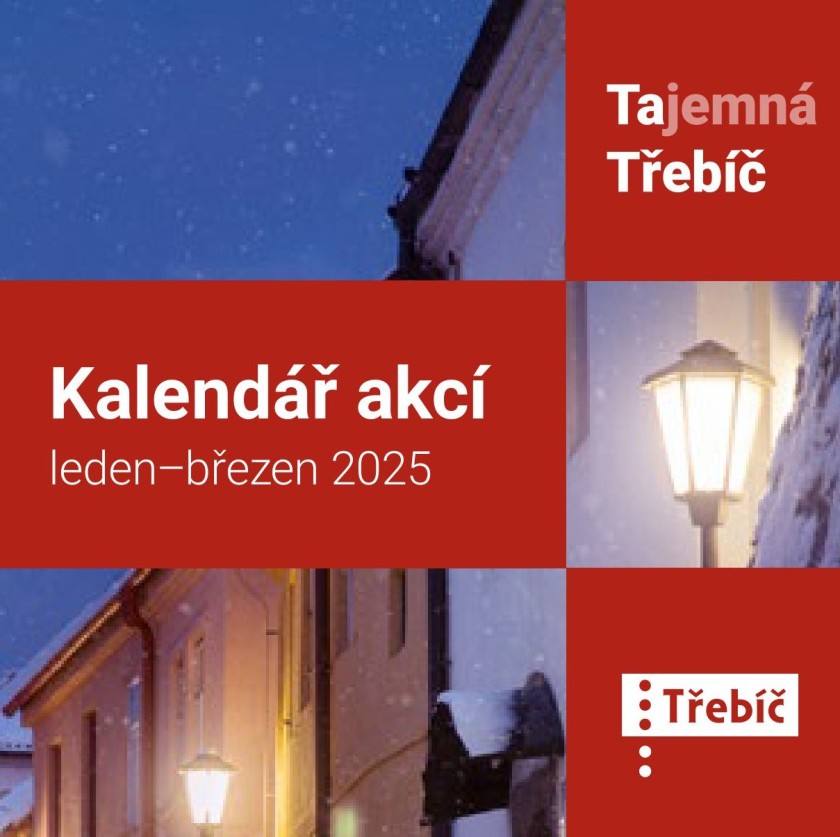 Kalendář akcí v Třebíči - první čtvrtletí 2025