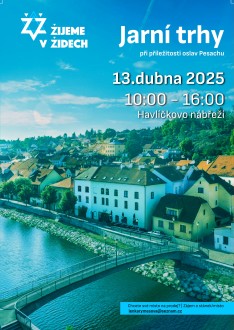 Jarní pouliční trhy Třebíč 2025